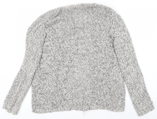 EDC Womens Grey Cardigan Jumper Size XS
