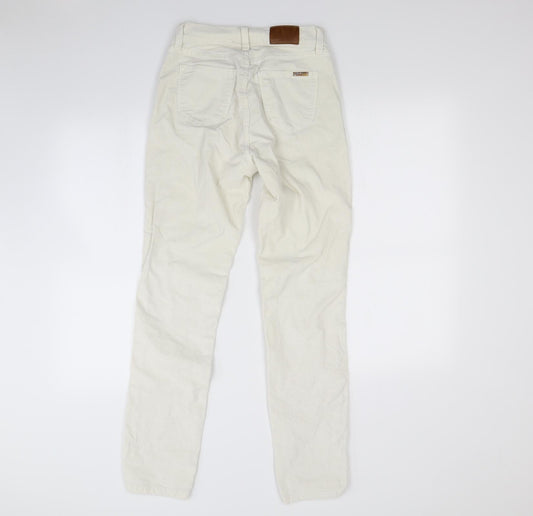 Preworn Womens White Straight Jeans Size M L28 in