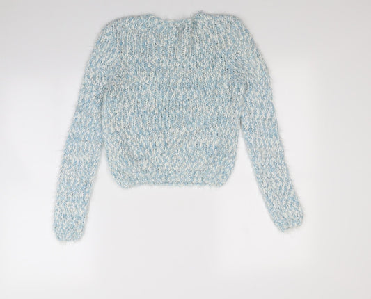 New Look Girls Blue Pullover Jumper Size 12 Years