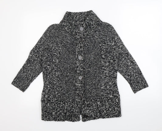 Kenneth Cole Womens Black   Cardigan Jumper Size XS