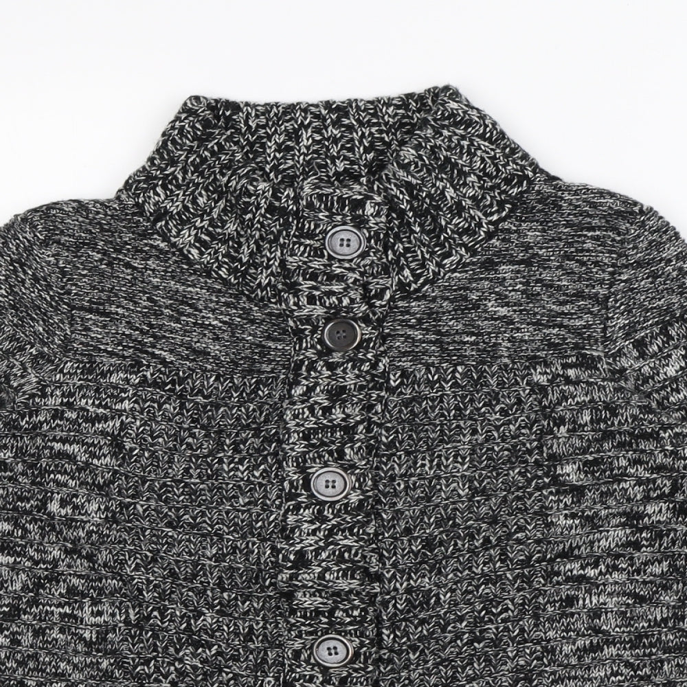 Kenneth Cole Womens Black Cardigan Jumper Size XS