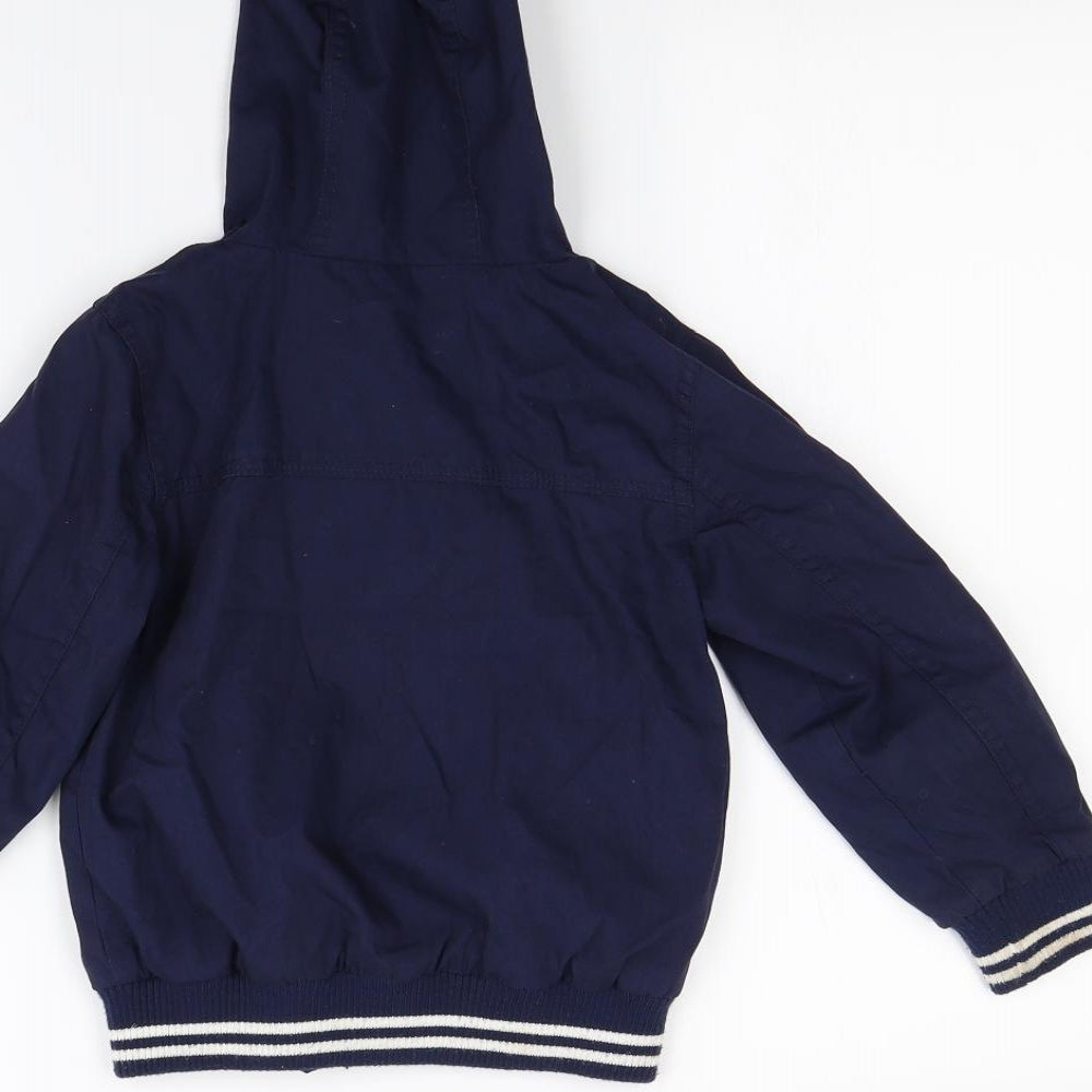George Boys Blue Jacket Coat Size 3 Years