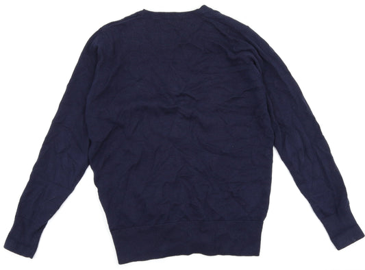 Premier Womens Blue Cardigan Jumper Size S
