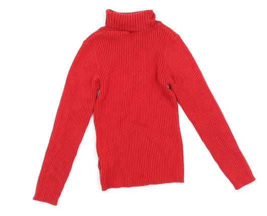 NEXT Girls Red Pullover Jumper Size 6 Years