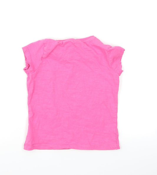 Boots Mini Club Girls Pink Basic T-Shirt Size 2-3 Years - sun