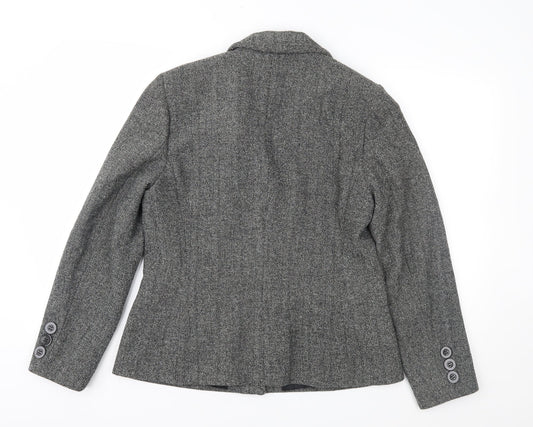 Preworn Womens Grey Jacket Size 14