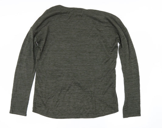 New Look Womens Green Pullover Jumper Size 14