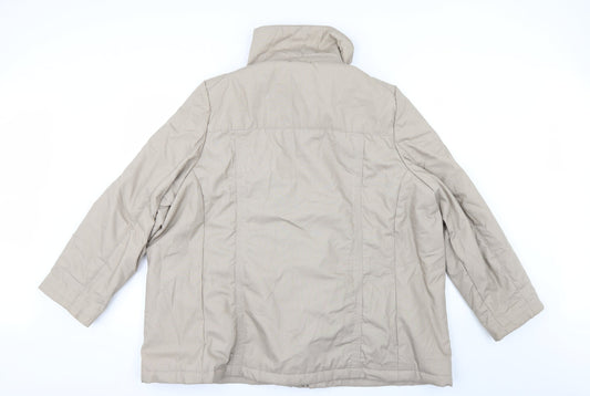 Classic Womens Beige Jacket Size XL