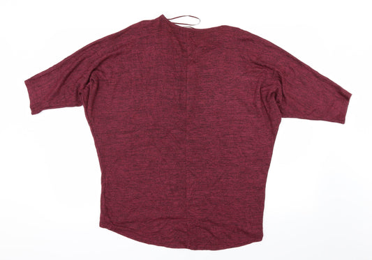 New Look Womens Red Basic T-Shirt Size M