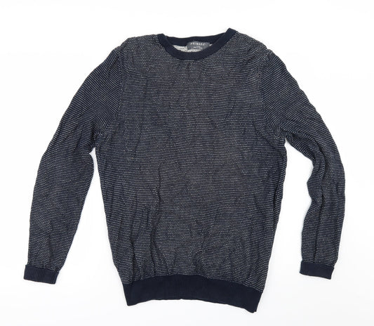 Primark` Mens Black Pullover Jumper Size L