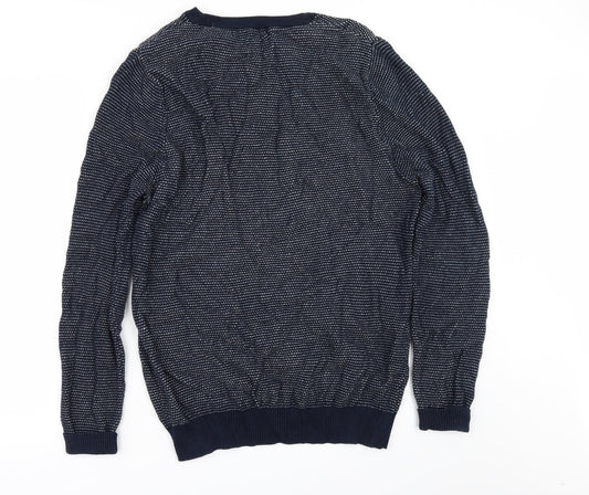 Primark` Mens Black Pullover Jumper Size L