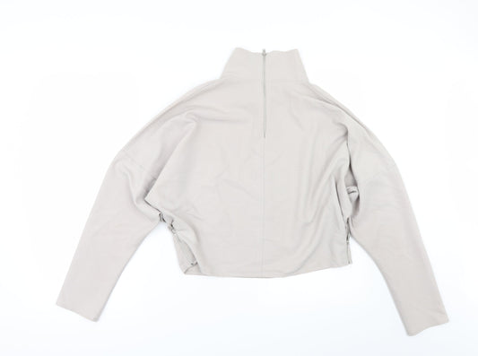Love Womens Grey Basic Blouse Size M