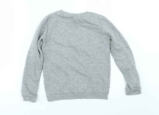 pepe&co Boys Grey Pullover Sweatshirt Size 7-8 Years