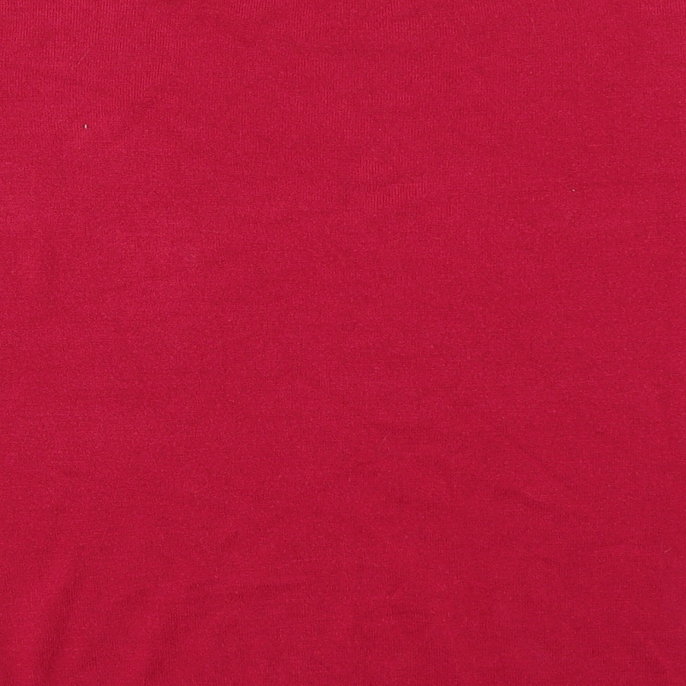 Marks and Spencer Womens Red Pullover Jumper Size 12