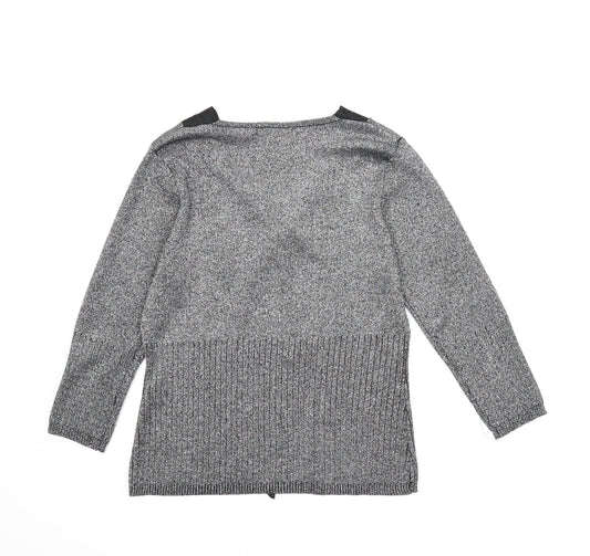Preworn Womens Silver Pullover Jumper Size L