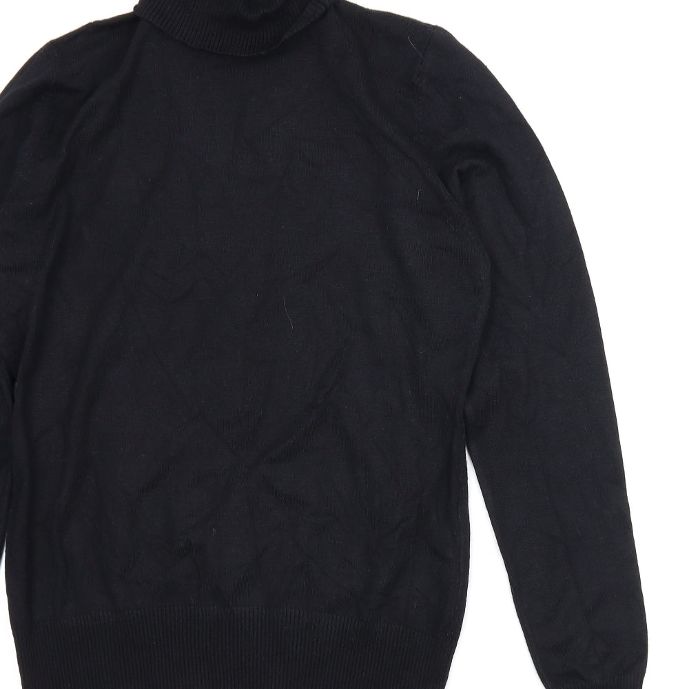 Preworn Womens Black Pullover Jumper Size S