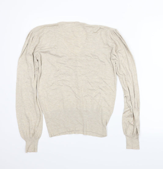 Preworn Womens Beige Pullover Jumper Size S