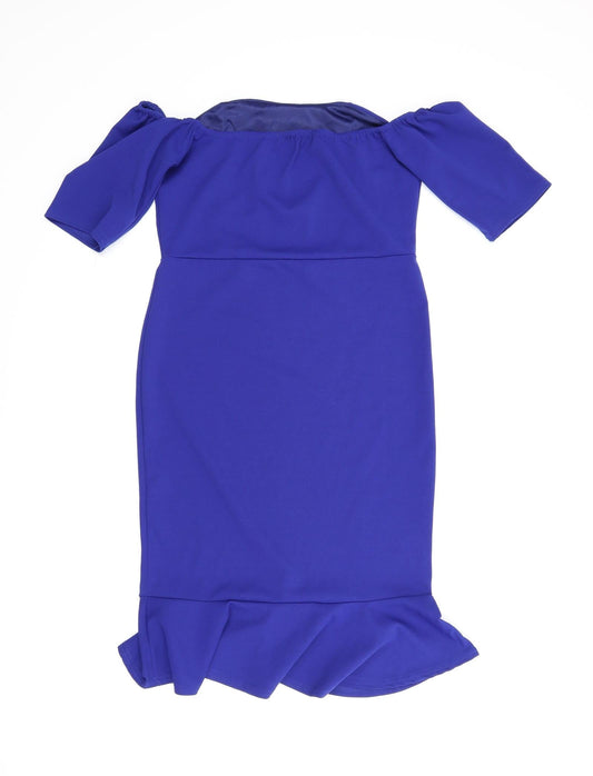 Want That Trend Womens Blue Mermaid Size 12