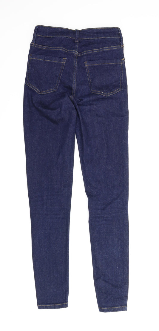 Oasis Womens Blue Denim Skinny Jeans Size 6 L28 in