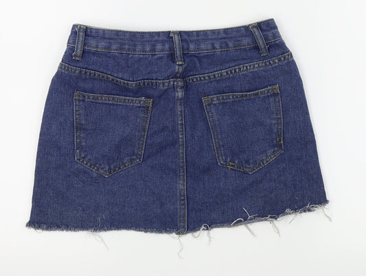 Boohoo Womens Blue Maxi Skirt Size 8