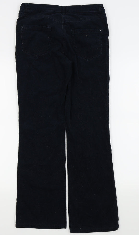M&s Womens Black Tapered Jeans Size 10 L28.5 in