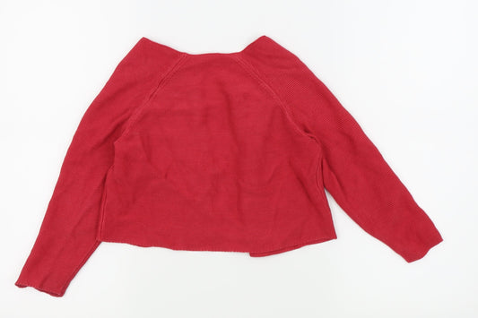 Asda George Girls Purple Cardigan Jumper Size 4-5 Years