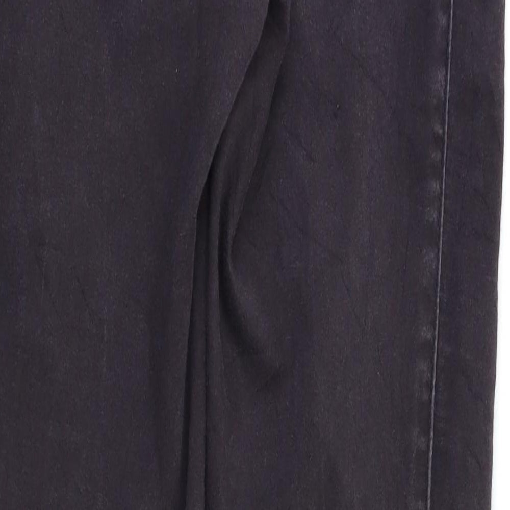 Brand and care label for leava women women’s black jegging trousers, size UK 6, 29-inch leg