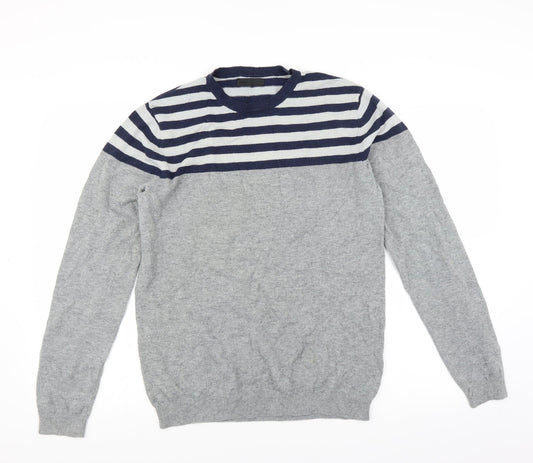 ASOS Mens Grey Pullover Jumper Size M