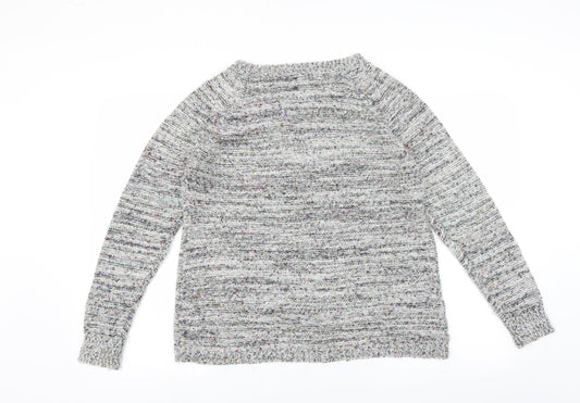 New Look Womens Grey Pullover Jumper Size 14