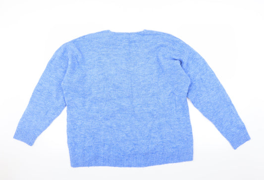 H&M Womens Blue Pullover Jumper Size S
