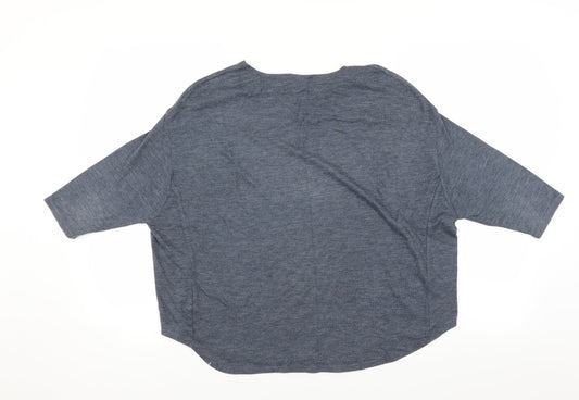 Topshop Womens Blue Pullover Jumper Size 10