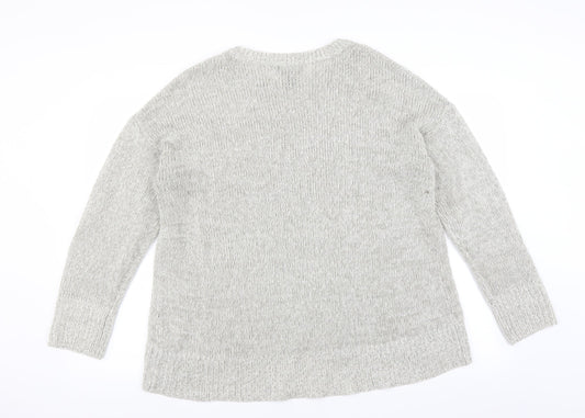 New Look Womens Grey Pullover Jumper Size L