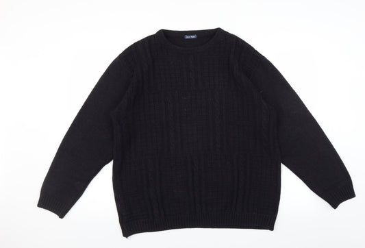 Simon Taylor Mens Blue Pullover Jumper Size M