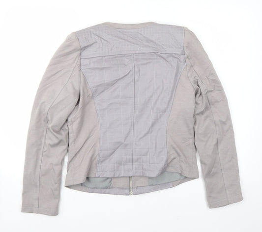 Bubbles Womens Grey Jacket Coat Size L