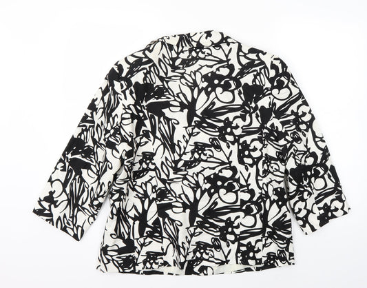 Preworn Womens White Jacket Coat Size 16
