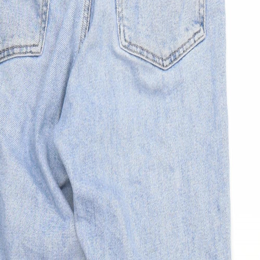 Topshop Womens Blue Cropped Jeans Size 28 L25 in