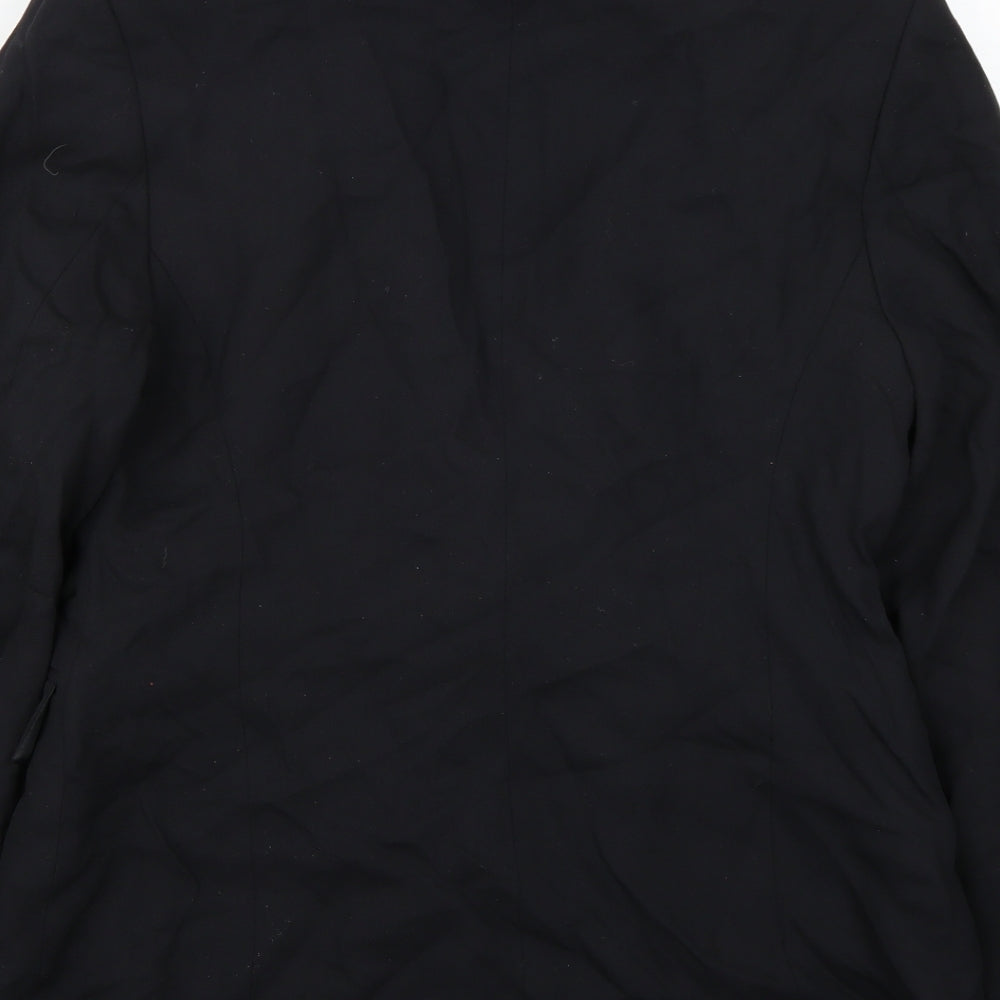 NEXT Womens Black Gilet Coat Size 12