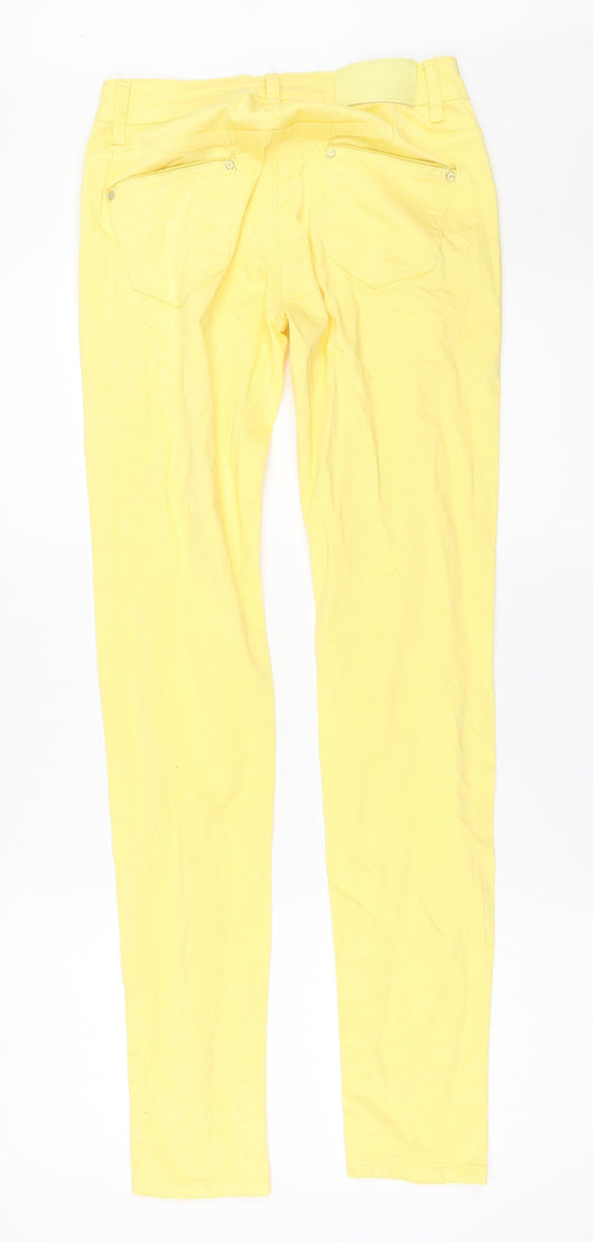 B.S Fashion Womens Yellow Skinny Jeans Size 36 L32 in