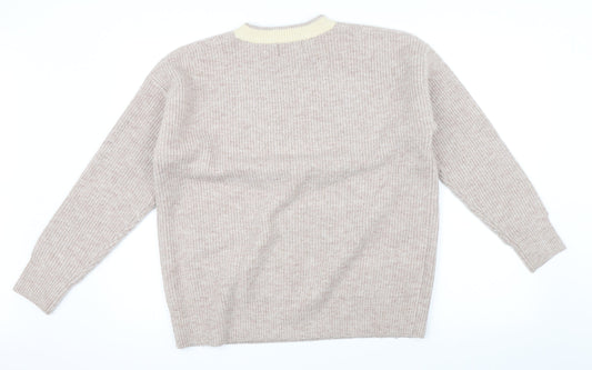 Milk Rabbit Womens Pink Pullover Jumper Size S