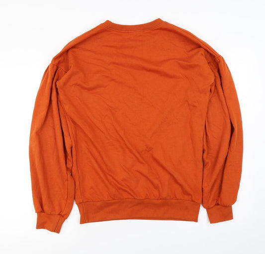 Misguided Womens Orange Pullover Jumper Size 6