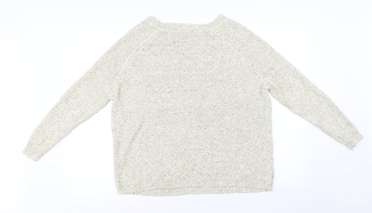 River Island Womens Ivory Pullover Jumper Size 10