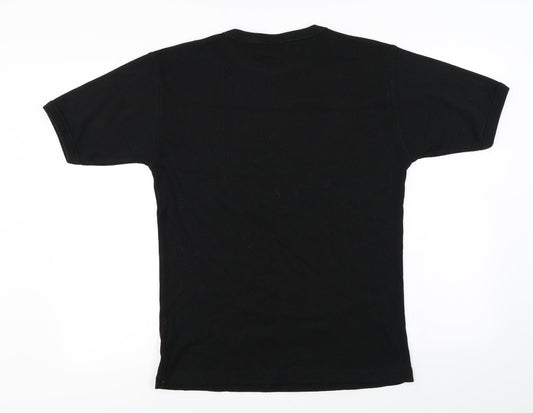Giorgio Womens Black Basic T-Shirt Size XL