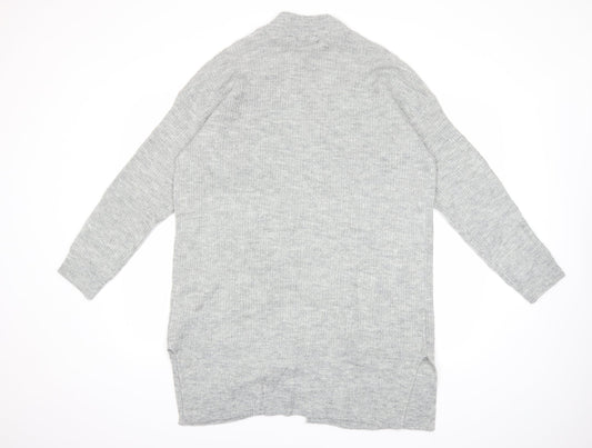Avenue Womens Grey Knit Cardigan Jumper Size 14