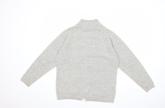 Beaumonde Womens Grey Knit Cardigan Jumper Size M