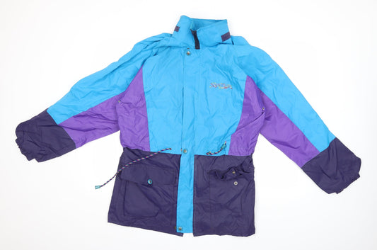 SKAYZER Mens Blue Rain Coat Coat Size S