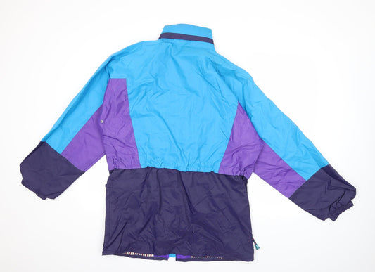 SKAYZER Mens Blue Rain Coat Coat Size S