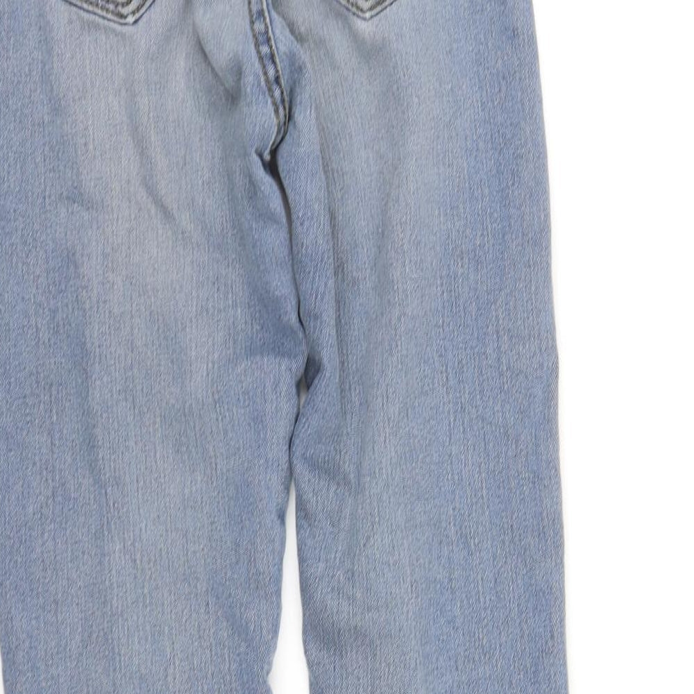 pretty little thing Girls Black Ikat Skinny Jeans Size 4 Years