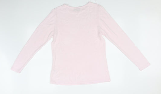 anna rose Womens Pink Pullover Jumper Size XL