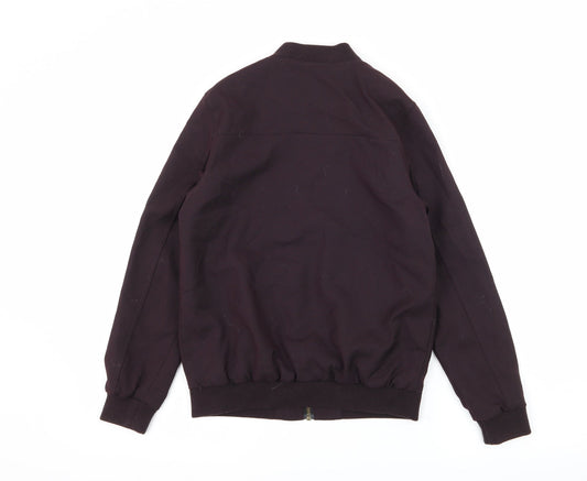 NEXT Girls Purple Bomber Jacket Jacket Size 10 Years