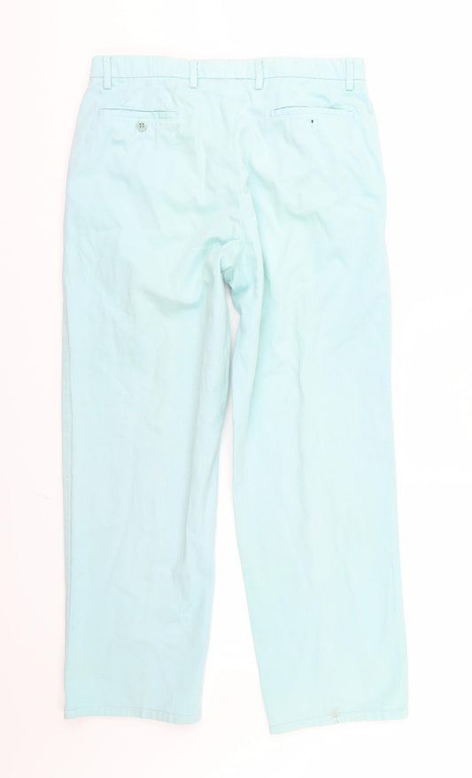 Trotter & Deane Womens Blue Denim Trousers Size 32 in L27 in